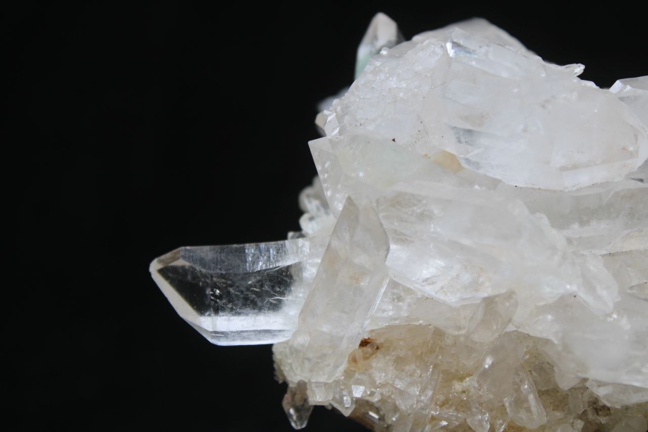 470G NATURAL HIMALAYAN CLEAR QUARTZ CLUSTER CRYSTAL HIMACHAL INDIA 14X9X7CM