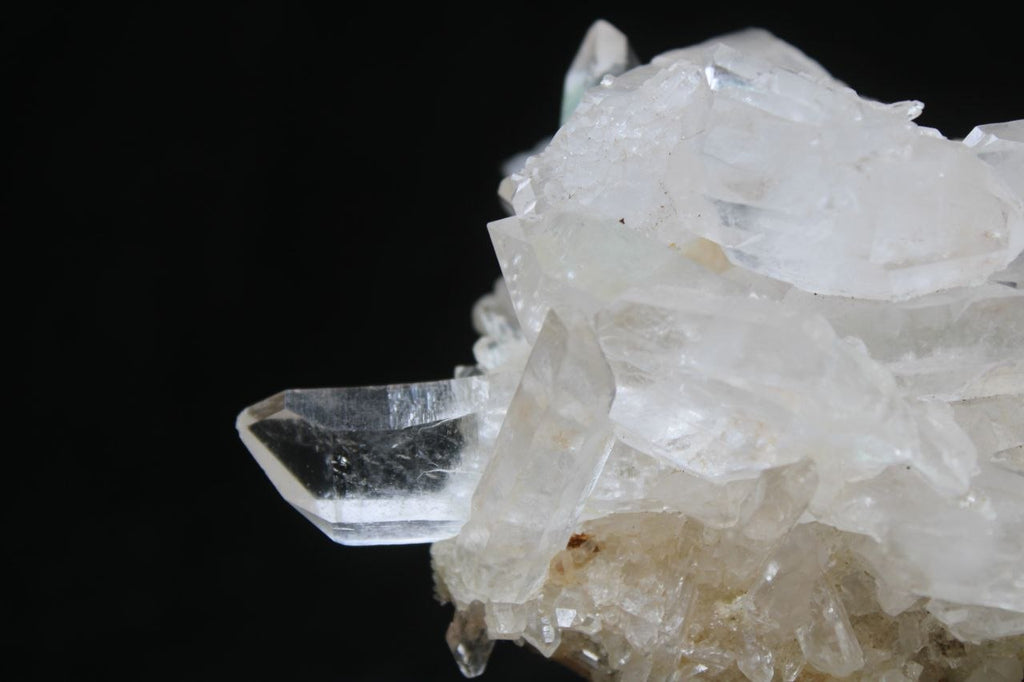 470G NATURAL HIMALAYAN CLEAR QUARTZ CLUSTER CRYSTAL HIMACHAL INDIA 14X9X7CM