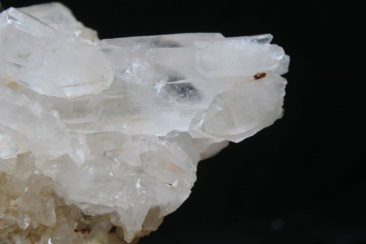 470G NATURAL HIMALAYAN CLEAR QUARTZ CLUSTER CRYSTAL HIMACHAL INDIA 14X9X7CM