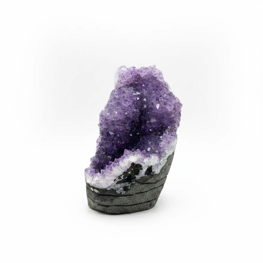 Natural Amethyst Crystal Cluster Geode for Home Decor & Healing - 100g