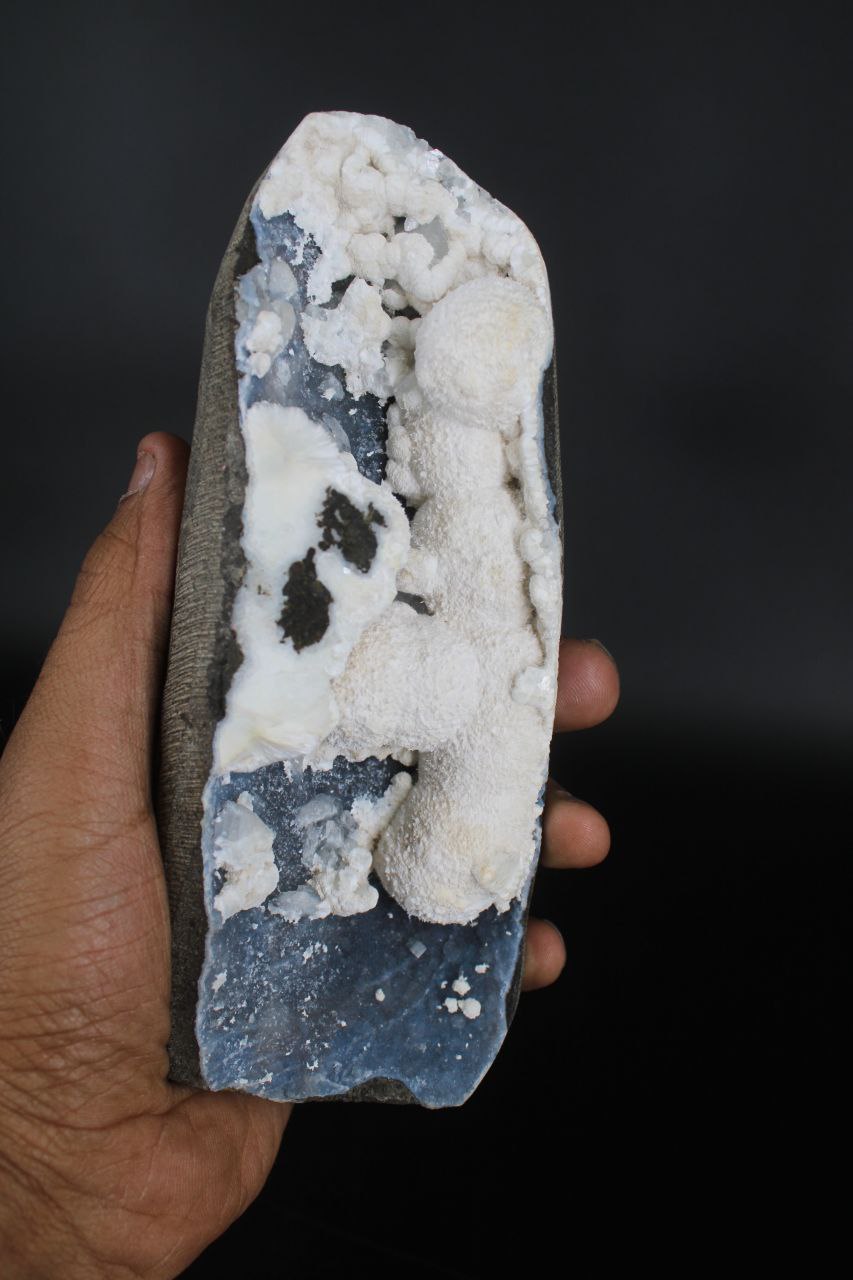Jalgaon Natural Amethyst Crystals Geode - 10g, 10x5x6cm