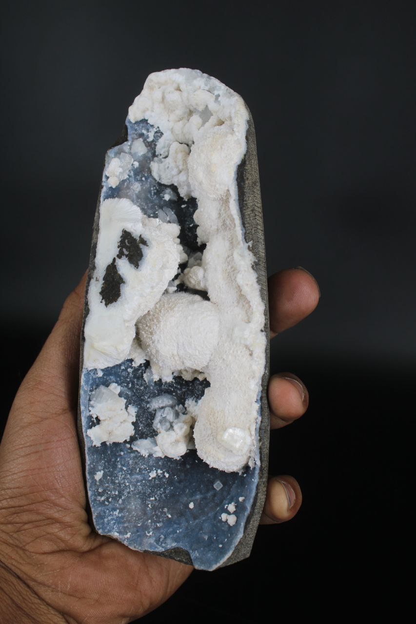 Jalgaon Natural Amethyst Crystals Geode - 10g, 10x5x6cm